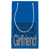 Petit Sac Cadeau Girfriend Extraordinaire (Devant)