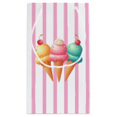 Petit Sac Cadeau Glace colorée (Dos)
