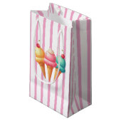 Petit Sac Cadeau Glace colorée (Devant Angle)