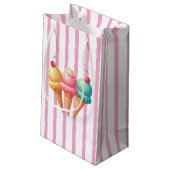 Petit Sac Cadeau Glace colorée (Dos Angle)