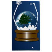 Petit Sac Cadeau Globe de neige (Dos)