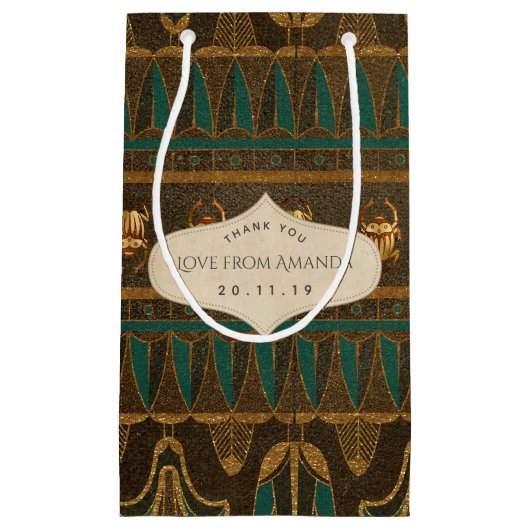 Petit Sac Cadeau Gold Foil parti (Devant)