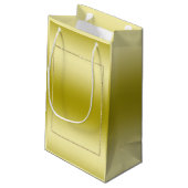 Petit Sac Cadeau Gold Gem & Parties scintillant 50e Anniversaire du (Dos Angle)