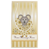 Petit Sac Cadeau Gold Stripe Cute Baby Koala Kids (Devant)