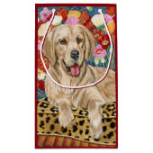 Petit Sac Cadeau Golden Boy Retriever (Dos)