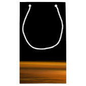 Petit Sac Cadeau Golden Ocean, Elégant Mariage plage (Dos)