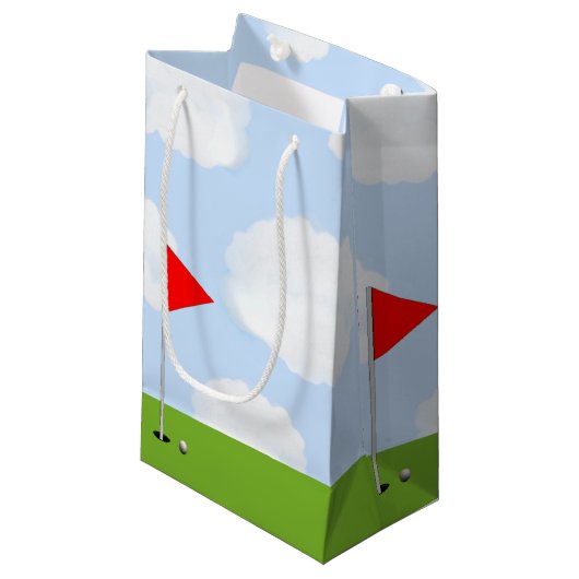Petit Sac Cadeau Golf (Devant Angle)