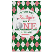 Petit Sac Cadeau Golf PAR-TEE 1er anniversaire (Devant)