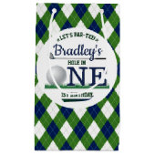 Petit Sac Cadeau Golf PAR-TEE 1er anniversaire (Devant)