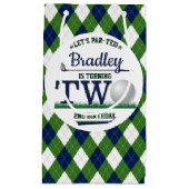 Petit Sac Cadeau Golf PAR-TEE 2e anniversaire (Devant)