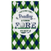 Petit Sac Cadeau Golf PAR-TEE 4e anniversaire (Dos)