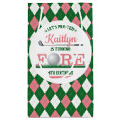 Petit Sac Cadeau Golf PAR-TEE 4e anniversaire (Dos)