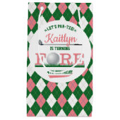 Petit Sac Cadeau Golf PAR-TEE 4e anniversaire (Devant)