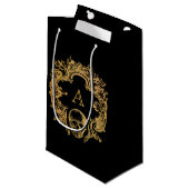 Petit Sac Cadeau Gothique Glam Halloween | (Devant Angle)