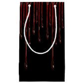 Petit Sac Cadeau Gouttes de sang (Devant)