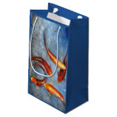 Petit Sac Cadeau Gracieux Koi I (Dos Angle)