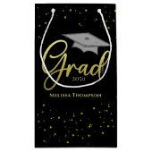 Petit Sac Cadeau Graduate Gold Graduate Script Casquette Simple Gra (Dos)