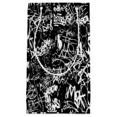Petit Sac Cadeau Graffiti Collage Abstrait Motif d'impression (Devant)