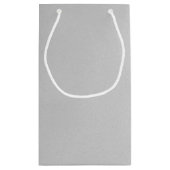 Petit Sac Cadeau Grainy Grey Texture d'art (Dos)