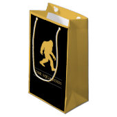 Petit Sac Cadeau Grand Squatchin allé par pied drôle Sasquatch (Devant Angle)