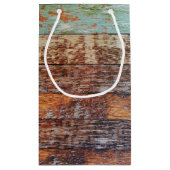 Petit Sac Cadeau Grange d'hiver, Joyeuses fêtes (Dos)