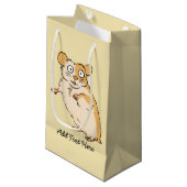 Petit Sac Cadeau Graphique fait sur commande mignon de hamster (Devant Angle)