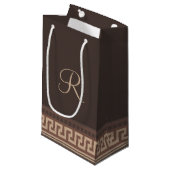 Petit Sac Cadeau Greek Key (Devant Angle)