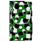 Petit Sac Cadeau Green Bauhaus Collage (Dos)