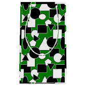 Petit Sac Cadeau Green Bauhaus Collage (Devant)