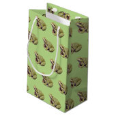 Petit Sac Cadeau Grenouille verte (Dos Angle)