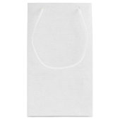 Petit Sac Cadeau Grève de bowling d'anniversaire (Dos)