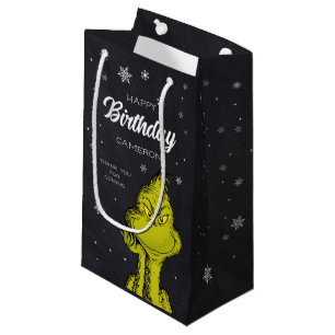 Petit Sac Cadeau Grinch Chalkboard Anniversaire Favoriser