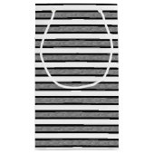 Petit Sac Cadeau Gris et noir (Dos)