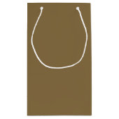 Petit Sac Cadeau Gris marron uni (Dos)