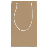 Petit Sac Cadeau Gris orange uni (Devant)