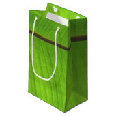 Petit Sac Cadeau Gros plan de la feuille de banane (Devant Angle)