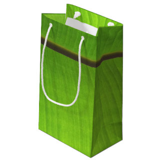 Petit Sac Cadeau Gros plan de la feuille de banane