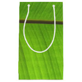 Petit Sac Cadeau Gros plan de la feuille de banane (Devant)