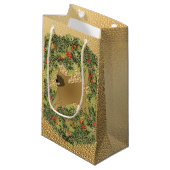 Petit Sac Cadeau Guirlande de Malinois (Devant Angle)