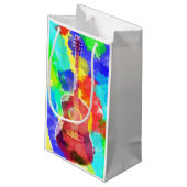 Petit Sac Cadeau Guitare d'aquarelle (Dos Angle)