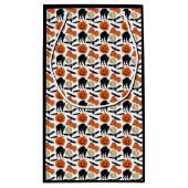 Petit Sac Cadeau Halloween Chats Chat Citrouille Et Lune Dessin (Dos)