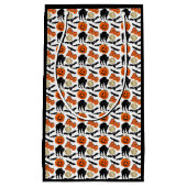 Petit Sac Cadeau Halloween Chats Chat Citrouille Et Lune Dessin (Devant)