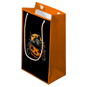 Petit Sac Cadeau Halloween/citrouille/automne/automne
