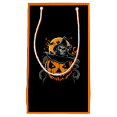 Petit Sac Cadeau Halloween/citrouille/automne/automne (Devant)