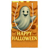 Petit Sac Cadeau Halloween fantôme (Devant)