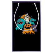 Petit Sac Cadeau Halloween/Monster/octobre/automne (Dos)