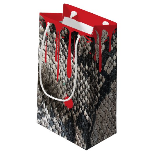 Petit Sac Cadeau Halloween Python Peau de serpent - Gory goutte de  (Dos Angle)