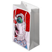 PETIT SAC CADEAU HALLOWEEN SCREAMING CLOWN (Devant Angle)