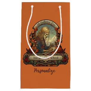 Petit Sac Cadeau Halloween Student Skeleton Drôle Citation Personna