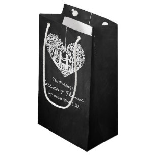 Petit Sac Cadeau Hanging Heart Tree Chalkboard Mariage Collection